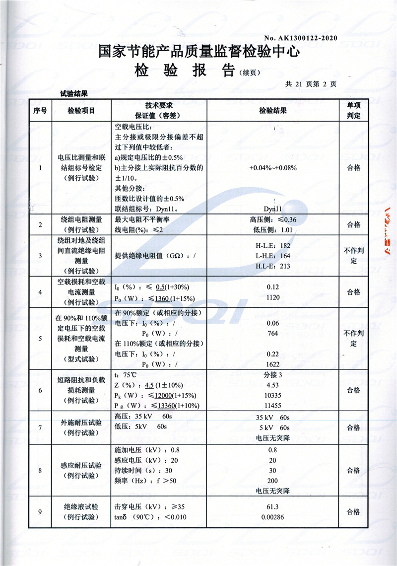 高低压试验报告-S11-1250彭州彭州彭州油浸式变压器-2.jpg